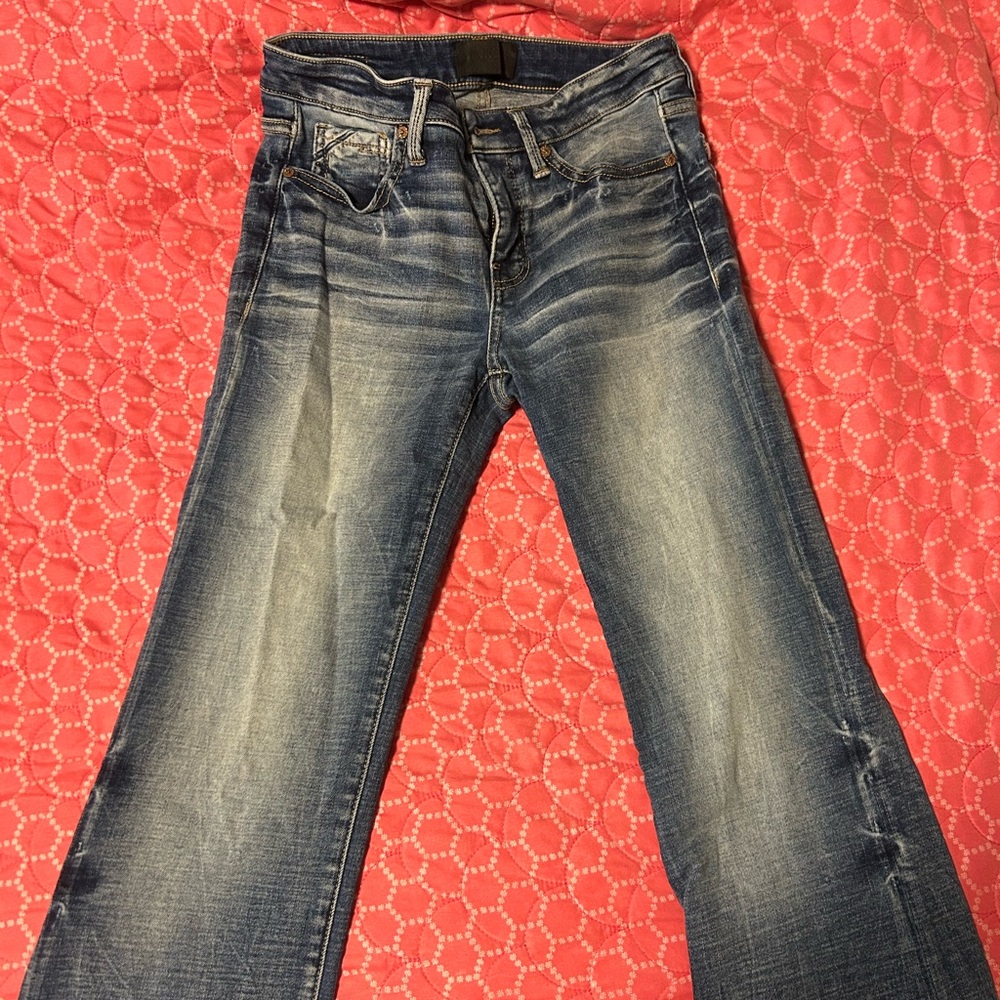 The buckle bootleg jeans